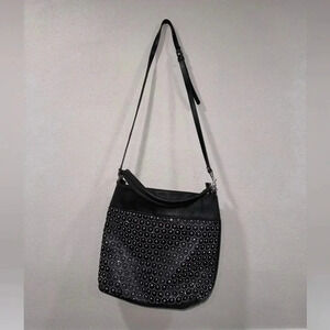 Buckle Purse Black With Glitter